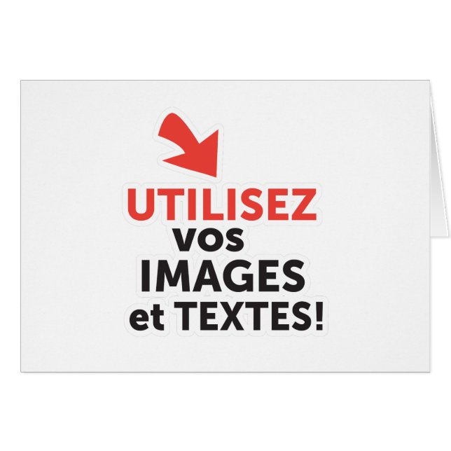 Imprimer vos design en ligne DIY en Français (Voorkant Horizontaal)