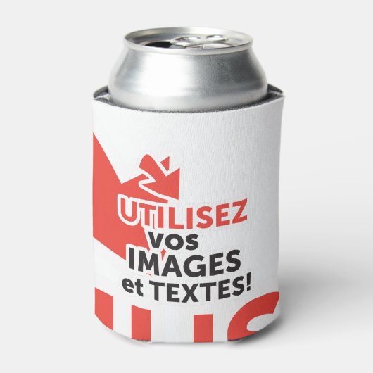 Imprimer vos design en ligne DIY en Français Blikjeskoeler (Blikje Voorkant)