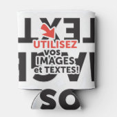 Imprimer vos design en ligne DIY en Français Blikjeskoeler (Achterkant)