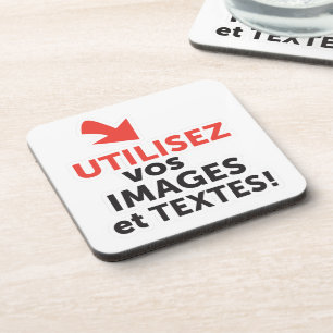 Imprimer vos design en ligne DIY en Français Drankjes Onderzetter