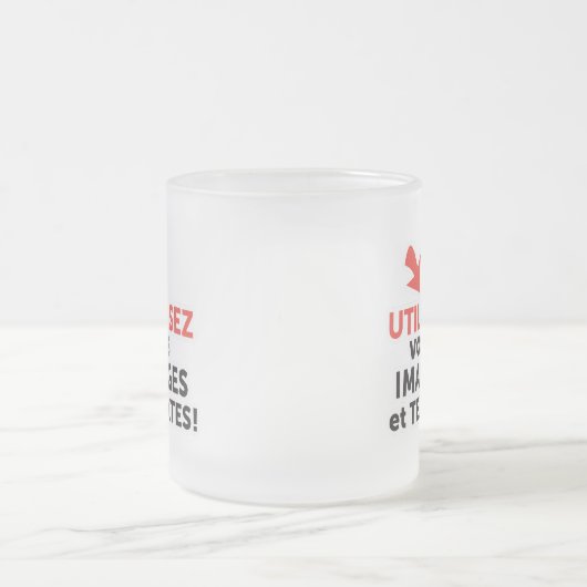 Imprimer vos design en ligne DIY en Français Matglas Koffiemok (Center)