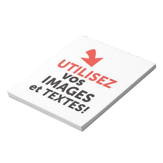 Imprimer vos design en ligne DIY en Français Notitieblok (Linkerzijde)