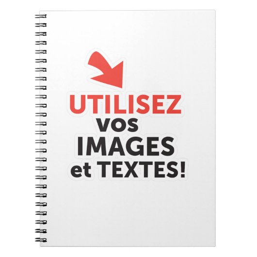 Imprimer vos design en ligne DIY en Français Notitieboek (Voorkant)