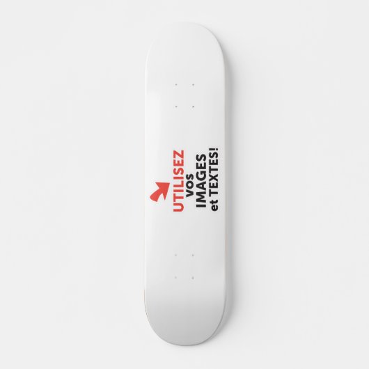 Imprimer vos design en ligne DIY en Français Skateboard (Voorkant)