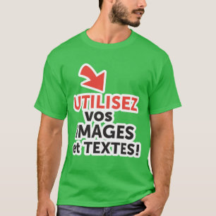 Imprimer vos design en ligne DIY en Français T-shirt