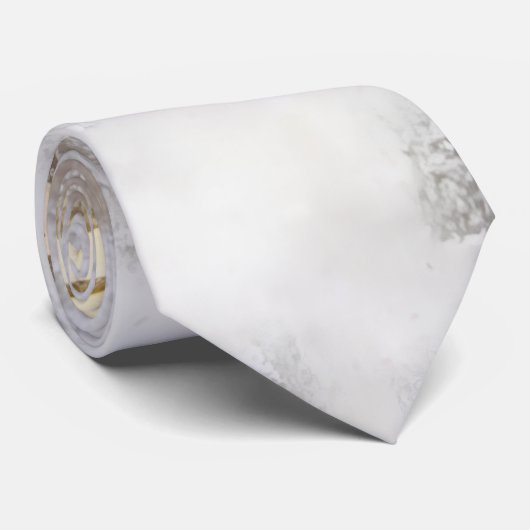 imprinted leaves stropdas (Opgerold)