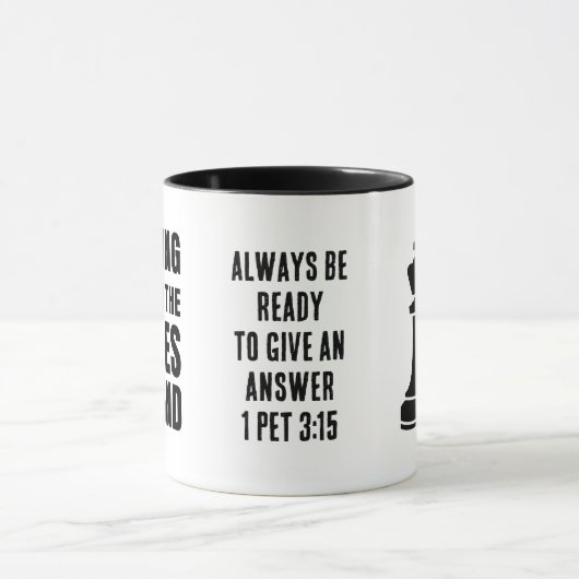 IMPROV Chess KING OF THE YES EN Christelijk Mok (Midden)