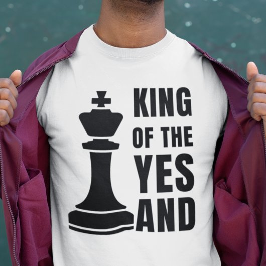 IMPROV Chess KING OF THE YES EN T-shirt