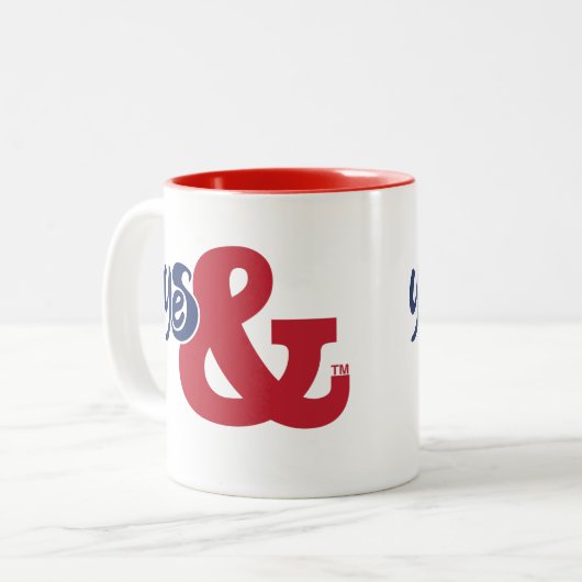 Improv | Ja en | Tweekleurige Koffiemok (Voorkant links)