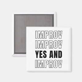 IMPROV YES en improvisatie comedy Magneet