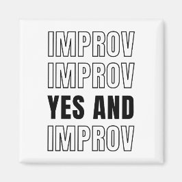 IMPROV YES en improvisatie comedy Magneet