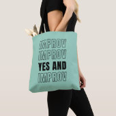 IMPROV YES en improvisatie comedy Tote Bag (Dichtbij)