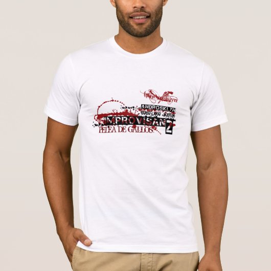 IMprovAN2 ONTWERPkopie, androsklyn tira po agent.. T-shirt (Voorkant)