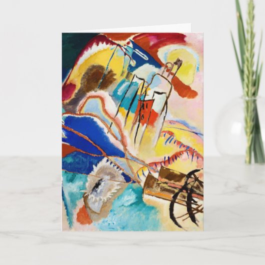 Improvisatie 30 (kanonnen) door Wassily Kandinsky Kaart (Voorkant)