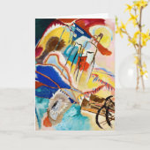 Improvisatie 30 (kanonnen) door Wassily Kandinsky Kaart (Gele Bloem)