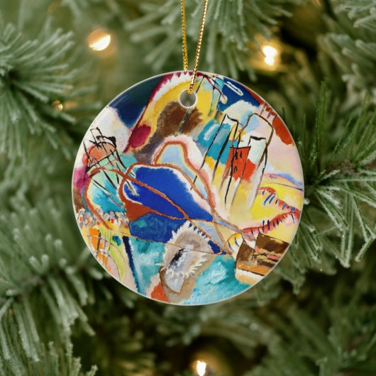 Improvisatie 30 (kanonnen) door Wassily Kandinsky Keramisch Ornament (Boom)