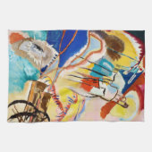 Improvisatie 30 (kanonnen) door Wassily Kandinsky Theedoek (Horizontaal)