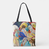Improvisatie 30 (kanonnen) door Wassily Kandinsky Tote Bag (Achterkant)