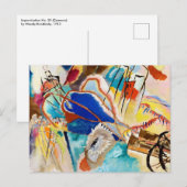 Improvisatie 30 (Kanons) van Wassily Kandinsky Briefkaart (Voorkant / Achterkant)