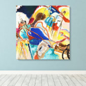 Improvisatie 30 (Kanons) van Wassily Kandinsky Canvas Afdruk (Insitu (Houten vloer))