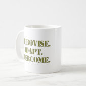 improvisatie aanpassen overwonnen koffiemok (Voorkant links)