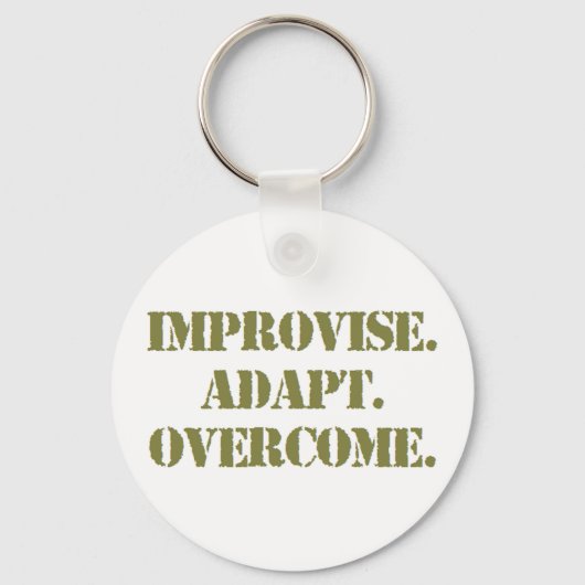 improvisatie aanpassen overwonnen sleutelhanger (Voorkant)