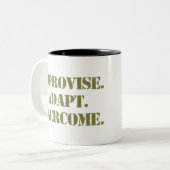 improvisatie aanpassen overwonnen tweekleurige koffiemok (Voorkant links)