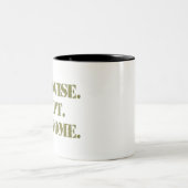 improvisatie aanpassen overwonnen tweekleurige koffiemok (Center)