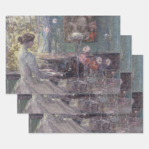 Improvisatie door Frederick Childe Hassam Inpakpapier Vel