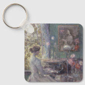 Improvisatie door Frederick Childe Hassam Sleutelhanger (Voorkant)