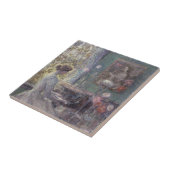 Improvisatie door Frederick Childe Hassam Tegeltje (Zijkant)