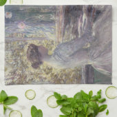 Improvisatie door Frederick Childe Hassam Theedoek (Gevouwen)