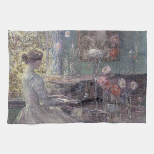 Improvisatie door Frederick Childe Hassam Theedoek (Horizontaal)
