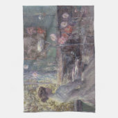 Improvisatie door Frederick Childe Hassam Theedoek (Verticaal)