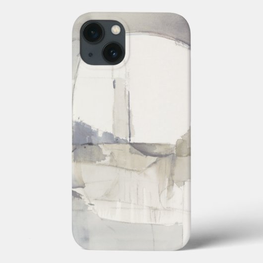 Improvisatie I Grijze Abstract Print Case-Mate iPhone Case (Achterkant)