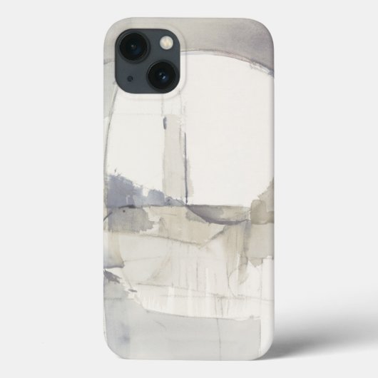 Improvisatie I Grijze Abstract Print Case-Mate iPhone Case (Achterkant)