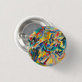 Improvisatie Klamm van Kandinsky Ronde Button 3,2 Cm (Voorkant /achterkant)