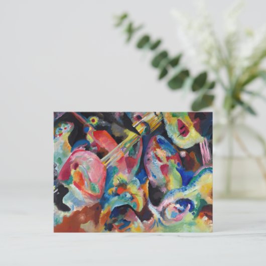 Improvisatie overstroming | Kandinsky Briefkaart (Staand voorkant)