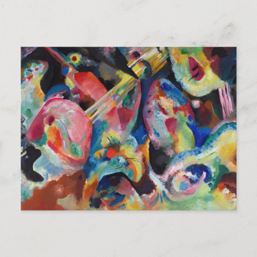 Improvisatie overstroming | Kandinsky Briefkaart (Voorkant)