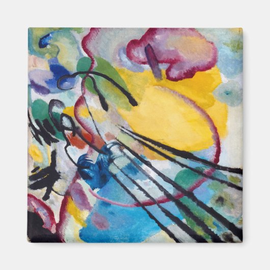 Improvisation 26, Rowing by Wassily Kandinsky Magneet (Voorkant)