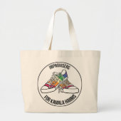 Improvisers voor Kamala Harris canvas tas (Voorkant)