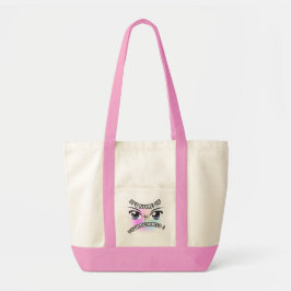 Impuls Tas: Geen van de jouwe (roze) Tote Bag