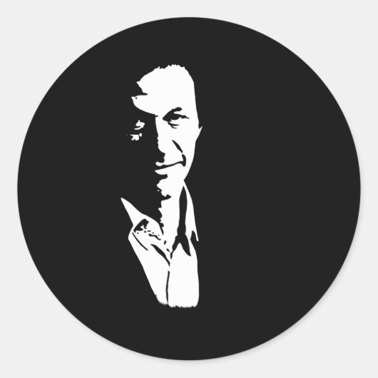 Imran Khan is absoluut niet de Pakistaanse premier Ronde Sticker (Voorkant)