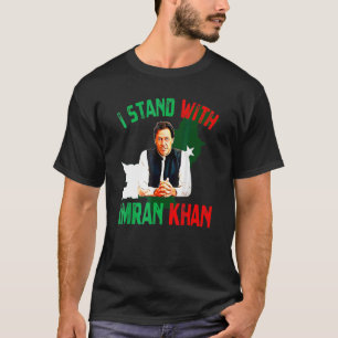Imran Khan Pti Pakistan steunt vrijheid T-shirt