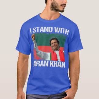 Imran Khan PTI Party Pakistan Support Freedom Flag T-shirt