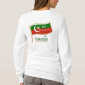 Imran Khan PTI. T-shirt (Achterkant)
