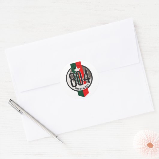 Imran khan Shirt Ronde Sticker (Envelop)