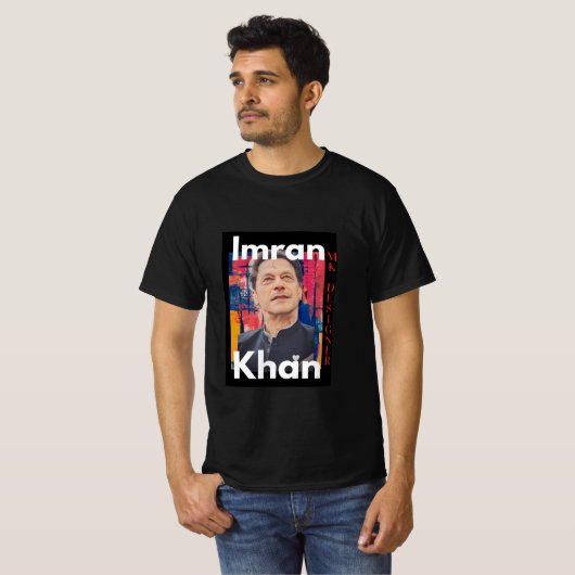 IMRAN KHAN VAN MK T-SHIRT (Voorkant volledig)