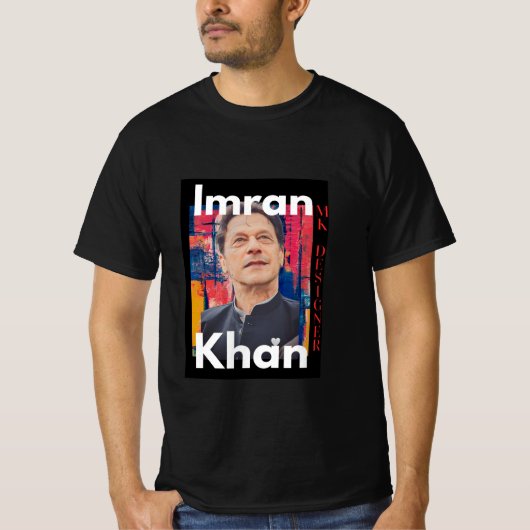 IMRAN KHAN VAN MK T-SHIRT (Voorkant)