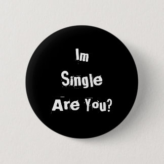 ImSingle ben jij? Ronde Button 5,7 Cm
